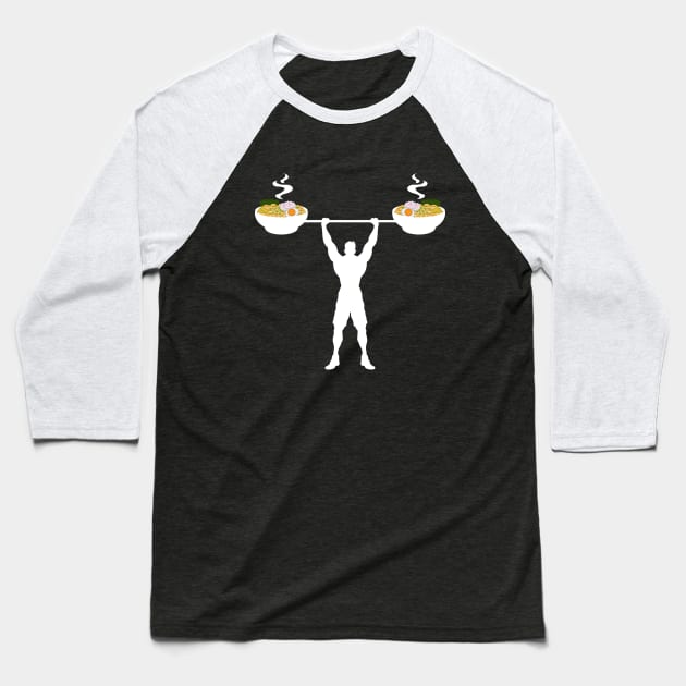 Ramen Gains Baseball T-Shirt by CCDesign